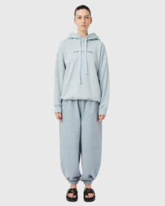 Grayson Logo Hoodie Misty Blue