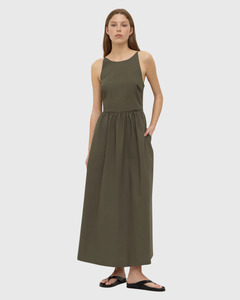 Assembly Label: Posie Midi Dress Moss
