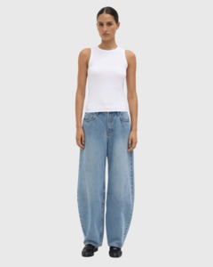 Assembly Label: Nika Rib Tank White