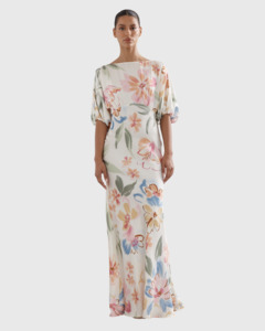 Caitlyn Crisp: Florence Gown Tea Party - Floral Satin