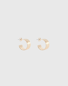 Elk: Gild Hoop Earring Gold