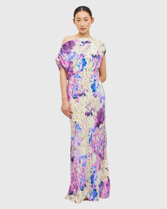 Monaco Dress (Lavender Mist Silk CDC) Aster