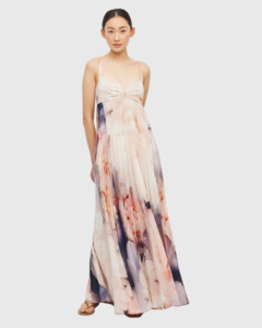 Juliette Hogan: Isabella Pleat Dress (Bloom Crepe) Bouquet