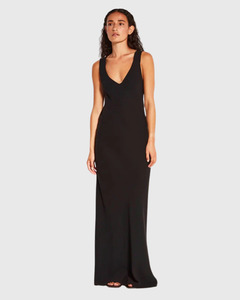 Ingrid Slip (Luxe Suiting) Black