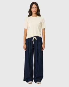 Rhodes Pant Midnight Stripe