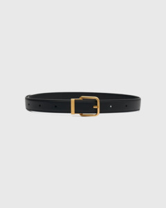 Camilla And Marc: Emersyn Belt Black + Gold