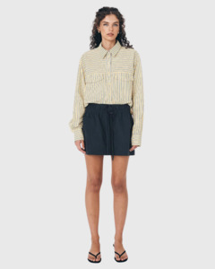 Rowie: Jessica Cargo Mini Skirt Washed Ink