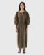 Cotton Midi Dress Forest