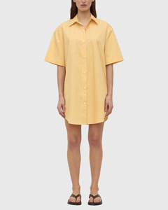 Kaylee Poplin SS Shirt Dress Sol