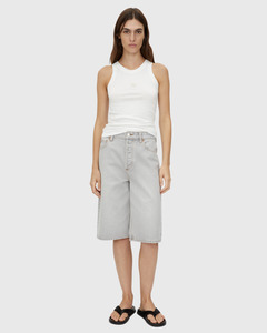 C M: Archie Monogram Tank Soft White