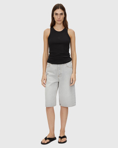 Archie Monogram Tank Black