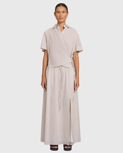 Viktoria Woods: Tenfold Skirt Cosmos Stripe