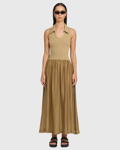 Viktoria Woods: Caretaker Dress Sage