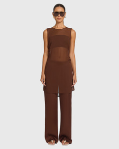 Viktoria Woods: Halcyon Tunic Chestnut
