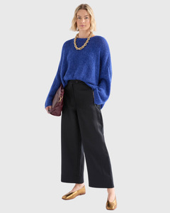 Elk: Agna Sweater Deep Cobalt