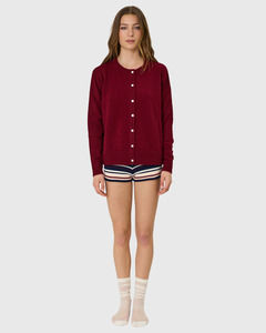 Tali Cardigan Pomegranite