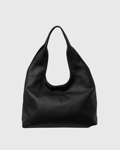 Kip Shoulder Bag Black Lightly Milled