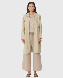 Marlow Classic Trench Coat Stone