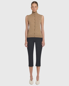 Dominic Vest Pale Camel