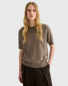 Jasper SS Crewneck Cocoa Marle