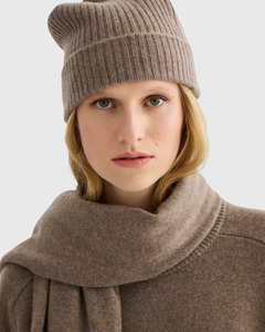 Cashmere Beanie Cocoa Marle