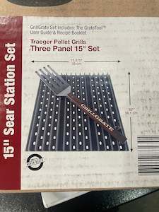 Bbq Grills Smokers: Grill Grates suit Traegar Pellet Grills - 15in set 129923