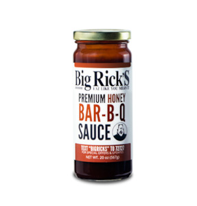 Big Ricks: Big Rick's Honey Bar-B-Q Sauce 20oz