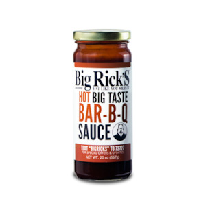 Big Rick's Hot Bar-B-Q Sauce 20oz