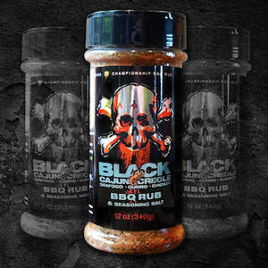 Bbq Rub Club: Bad Bones Black Cajun Creole Rub