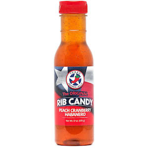 Texas Pepper Jelly: Texas Pepper Jelly - Peach Cranberry Habanero Rib Candy