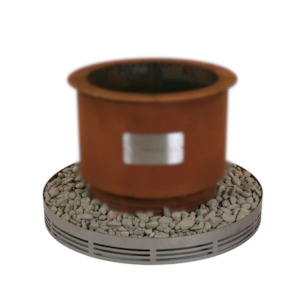 Smokelis Kindle 500 Firepit Stainless Ember Shield Skse