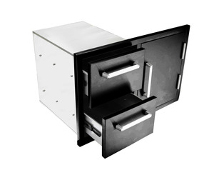Titan Door Drawer - Satin Black - CBADC-B