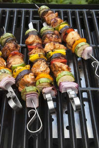Charcoal Companion: Charcoal Companion Stainless Flat Skewers Set of 6