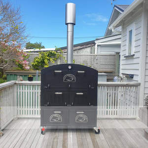 Kiwi Outdoor Oven Warming Drawer Cabinet (Moveable) suits Large Oven