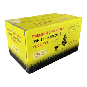 Commodities NZ Binchōtan (White Charcoal) Eucalyptus 10kg