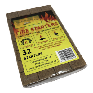 Charcoal Wood: Premium Firelighters 32pkt