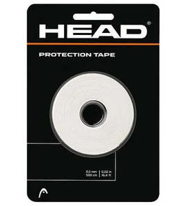 Squash: Head Racket Protection Tape White