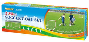 Outdoor Play 2 Mini Soccer Goal Set