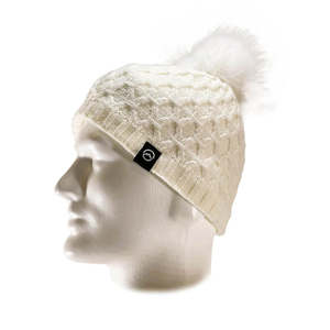 Domex Womens Snowfall Beanie White