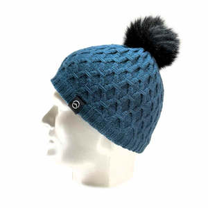 Domex Womens Snowfall Beanie Blue