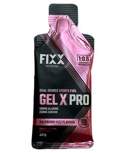 Fitness: FIXX Energy Gel X Pro 40g Rasberry Fiz