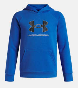 UA Boys Hoodie Rival Fleece Big Logo (402)