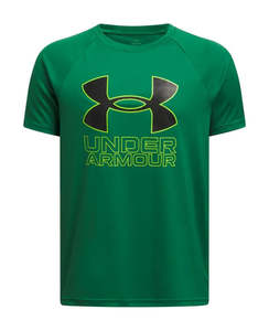 UA Boys Tee Tech Hybrid Print SS (305)