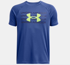 UA Boys Tee Tech WM Logo SS (432)