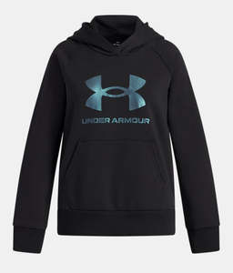 UA Girls Hoodie Rival Fleece Shimmer (005)