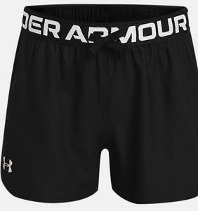 Clothing Girls: UA Girls Shorts Play Up Solid (001)