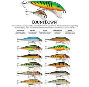 Fishing Lures: Rapala Lure Countdown Sinking CD05