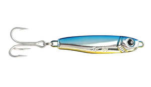 TT Lures Hard Core Chrome Blue Back
