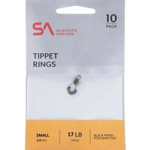 SA Tippet Rings Stainless 2mm 10 pack