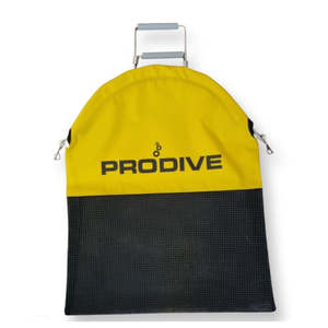 Diving Wetsuits: Pro-Dive Spring Loaded Catch Bag Yellow 900D